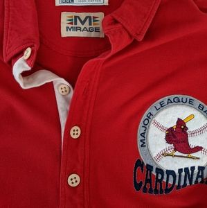 St. Louis Cardinals Mens Golf Polo